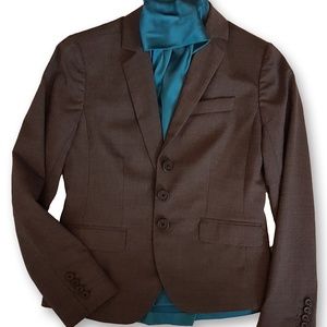 JCREW Stretch wool gray lined suit blazer, Size 2P